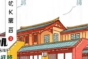 《层叠雨夜》封面：雨幕分成前后两层，路灯在中间晕开