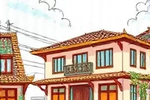 《模型禁区》封面：未完成的三维模型骨架立在场中央