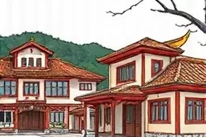 《景深档案》封面：档案室长廊一层层向后退去，文件柜投下长影